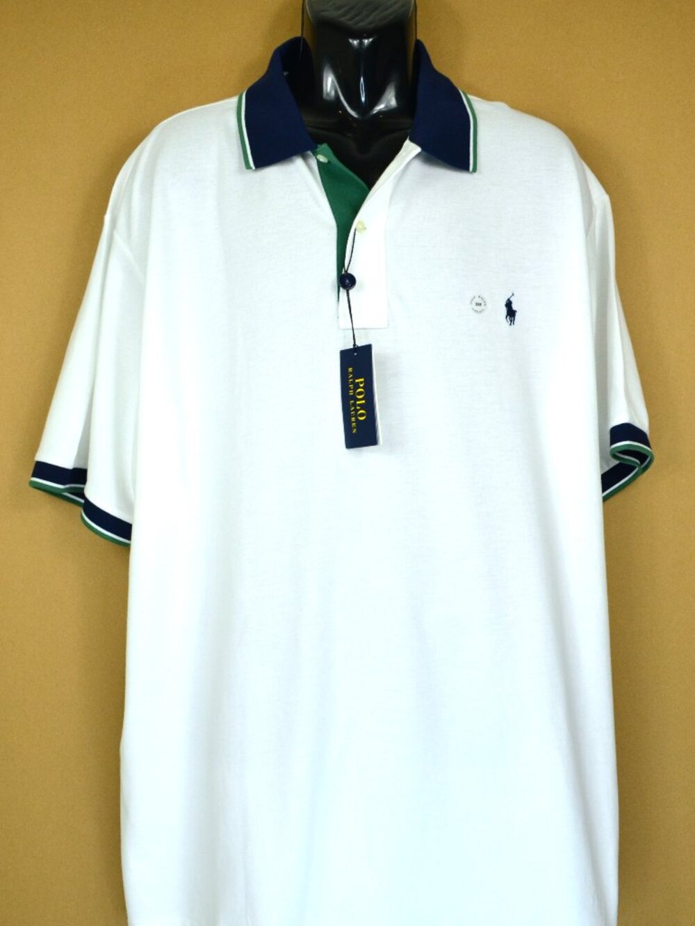 Polo Ralph Lauren Men's Size 3XB White Cotton Short Sleeve Polo Shirt NWT